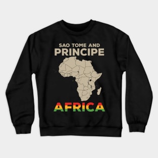 Sao Tome And Principe-Africa Crewneck Sweatshirt